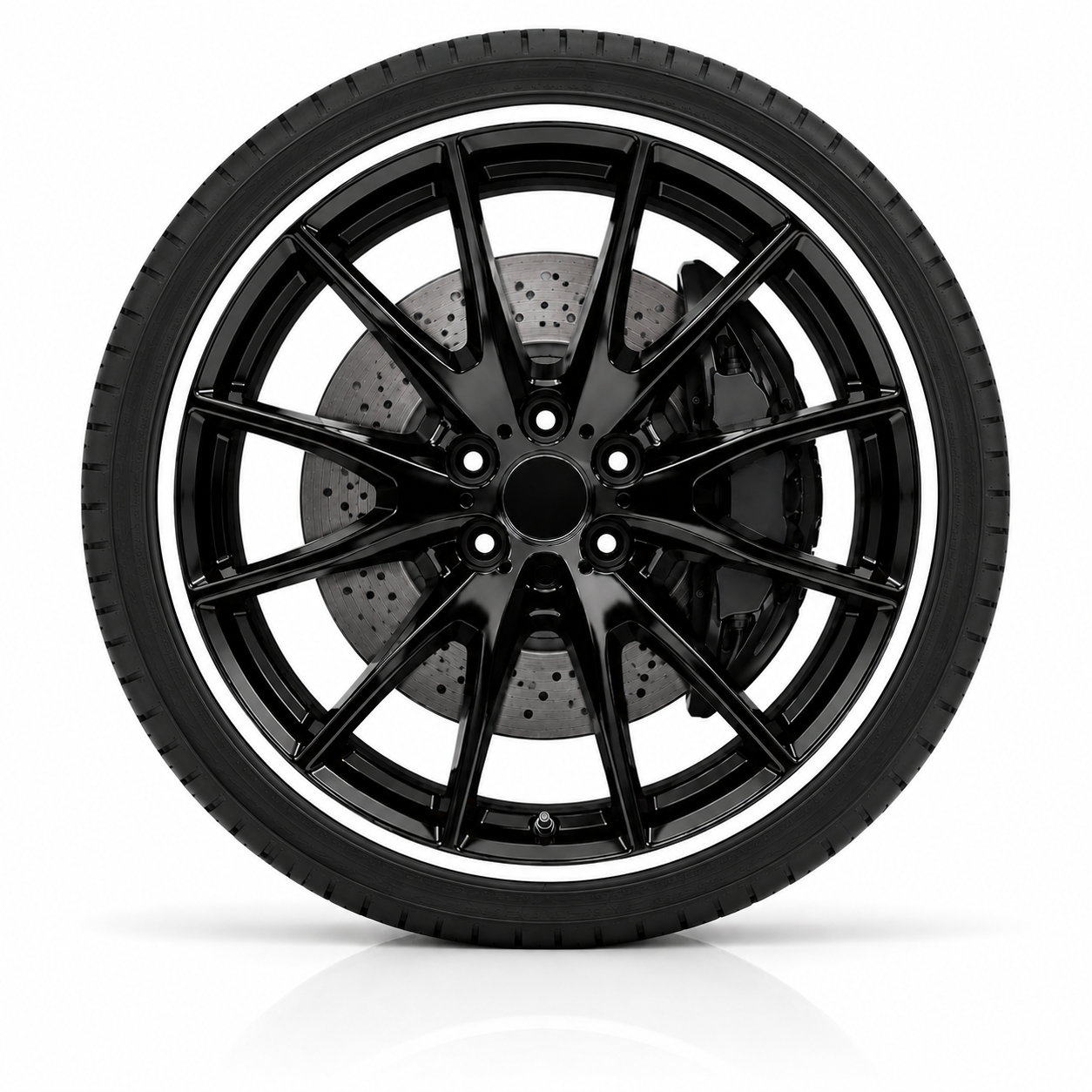 Protection de jante aluminium — Blanc