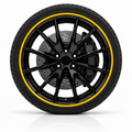 Protection de jante aluminium — Jaune | JantesProtect